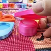 Bo&icirc;tier de rangement en cire en forme de c&oelig;ur pour peinture en diamant, bo&icirc;tier portable pour cire pour diamants pour adultes, accessoires et outils pour bricolage