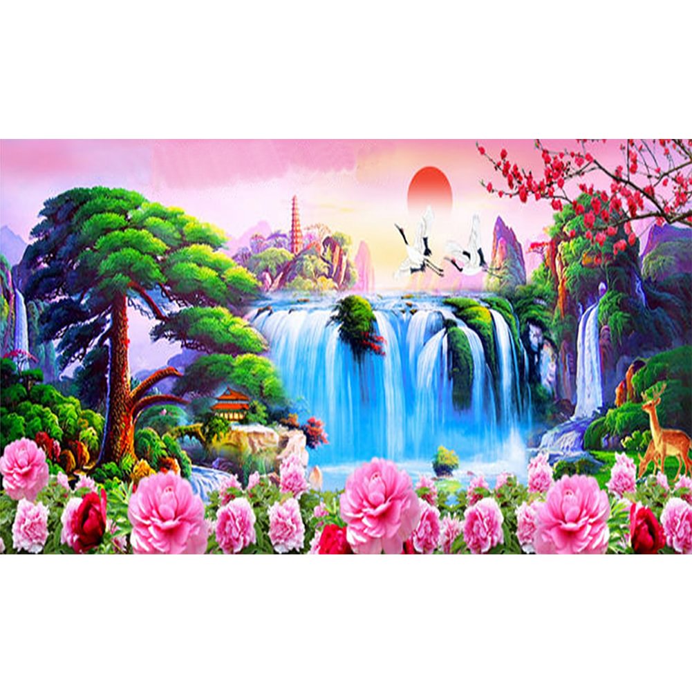 Diamond Painting - Full Round - Color Forest(85*45cm)