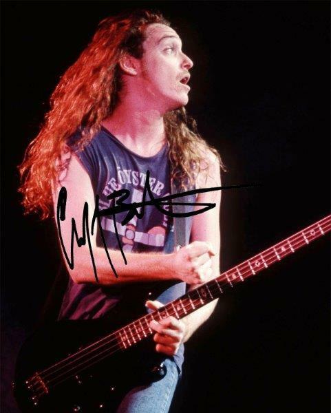 REPRINT - CLIFF BURTON Metallica Bass Player 8 x 10 Glossy Photo Poster painting Poster RP