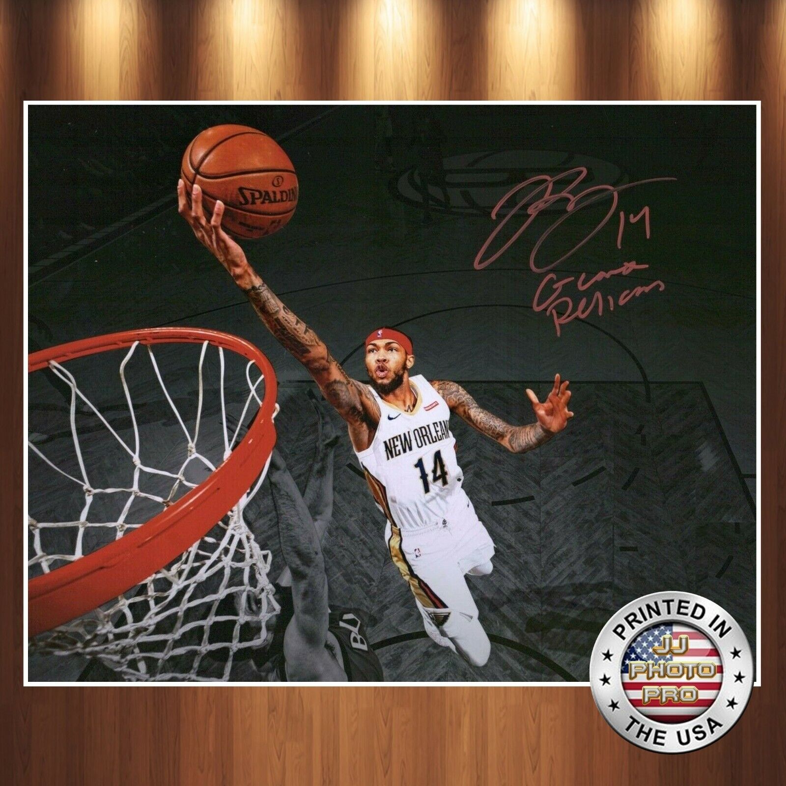 Brandon Ingram Autographed Signed 8x10 Photo Poster painting (Pelicans) REPRINT