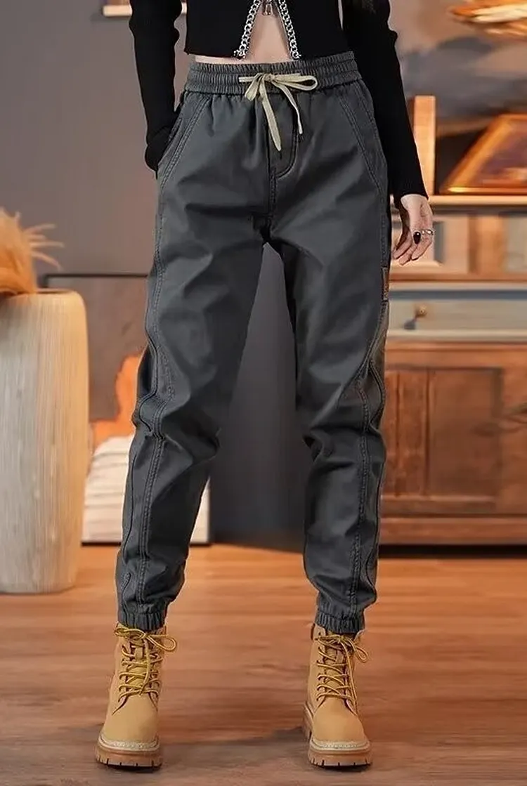 Women's Cargo Pants with Pockets Cotton Summer Trousers