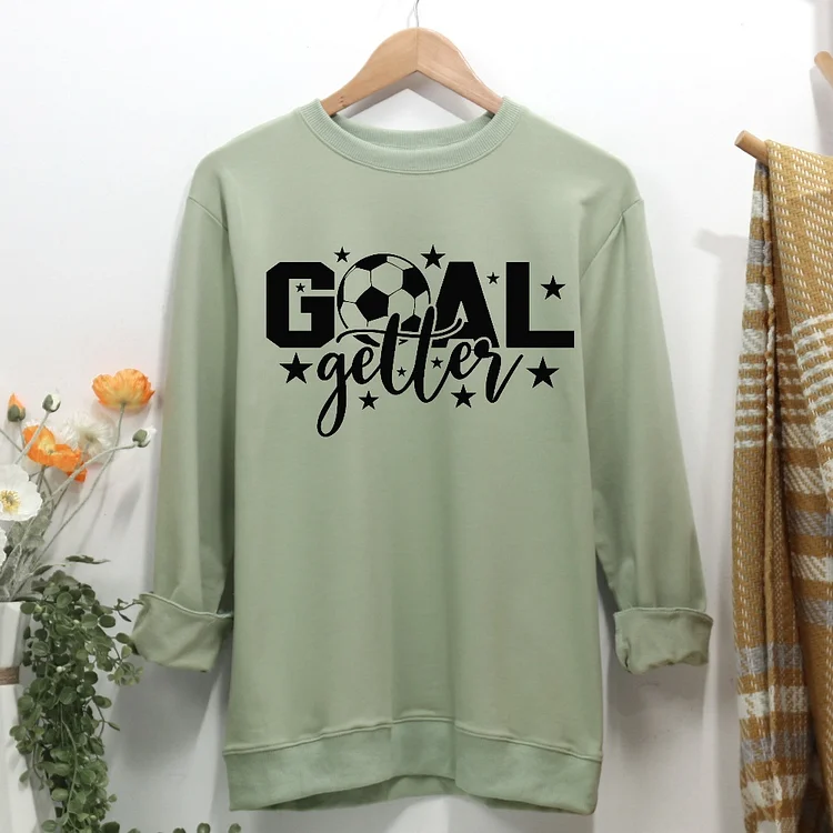 GOAL GETTER Women Casual Sweatshirt-Annaletters