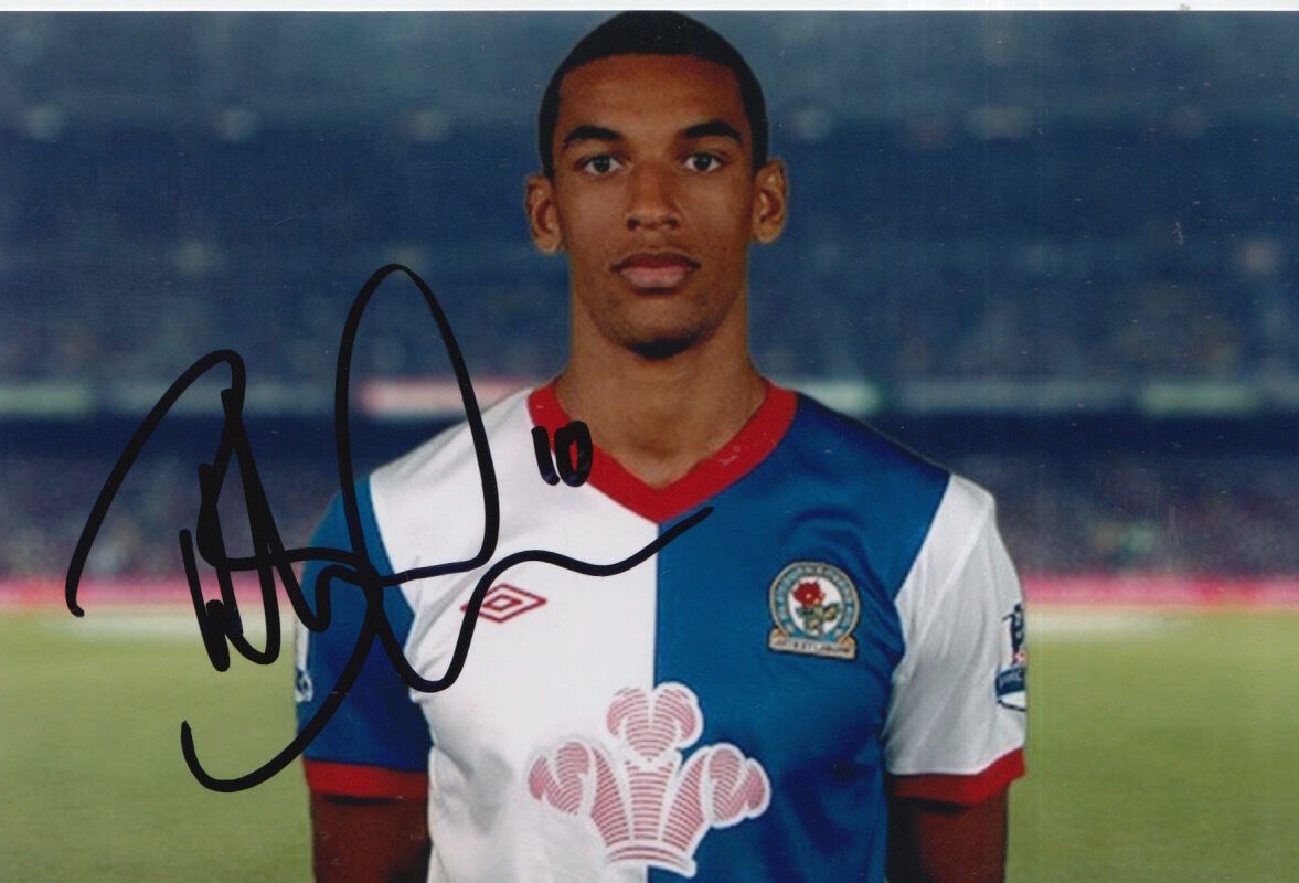 BLACKBURN ROVERS HAND SIGNED NICK BLACKMAN 6X4 Photo Poster painting.