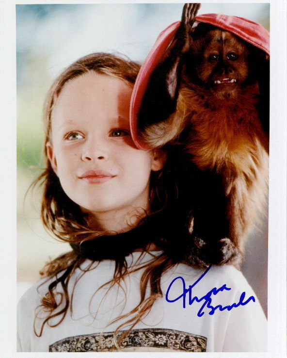 Thora Birch (Vintage) signed 8x10 Photo Poster painting as a child