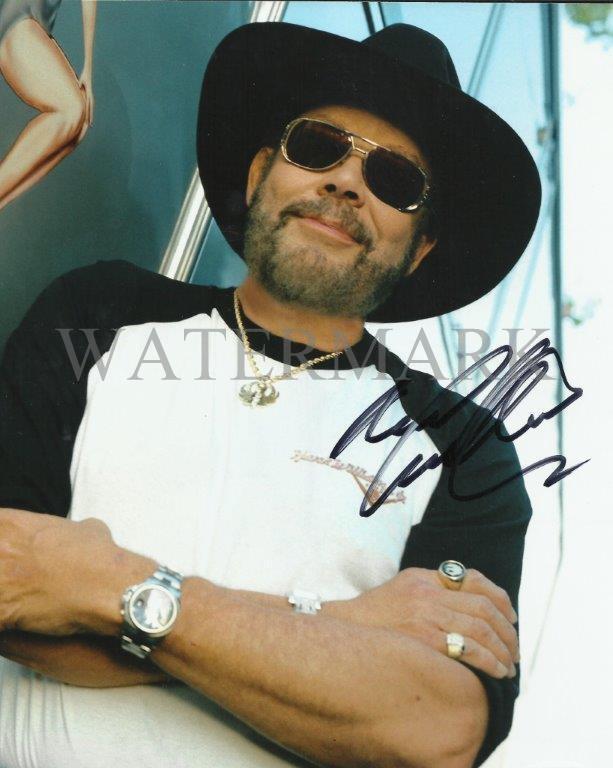 REPRINT - HANK WILLIAMS JR Signed 8 x 10 Glossy Photo Poster painting Poster RP