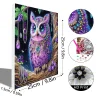 (Pre-Framed)Owl-Special Shape Diamond Painting Kit(25x25cm)