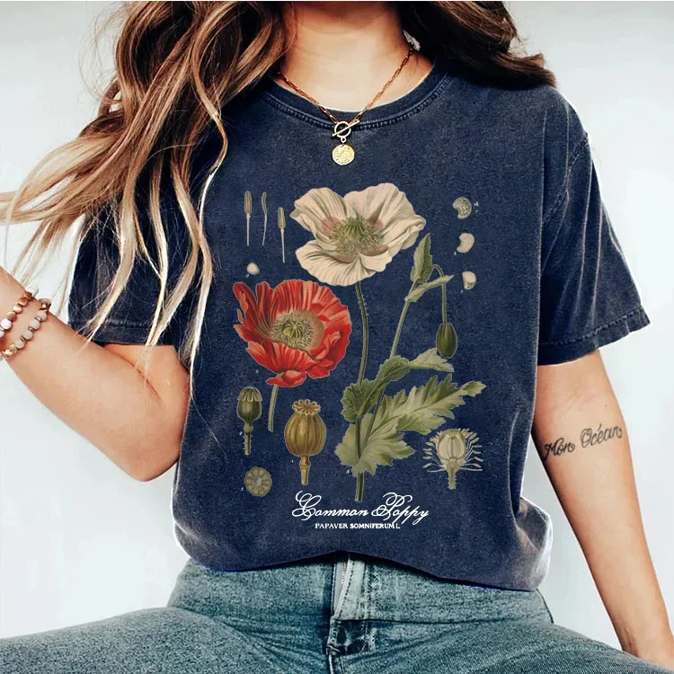 Vintage Poppy T-shirt