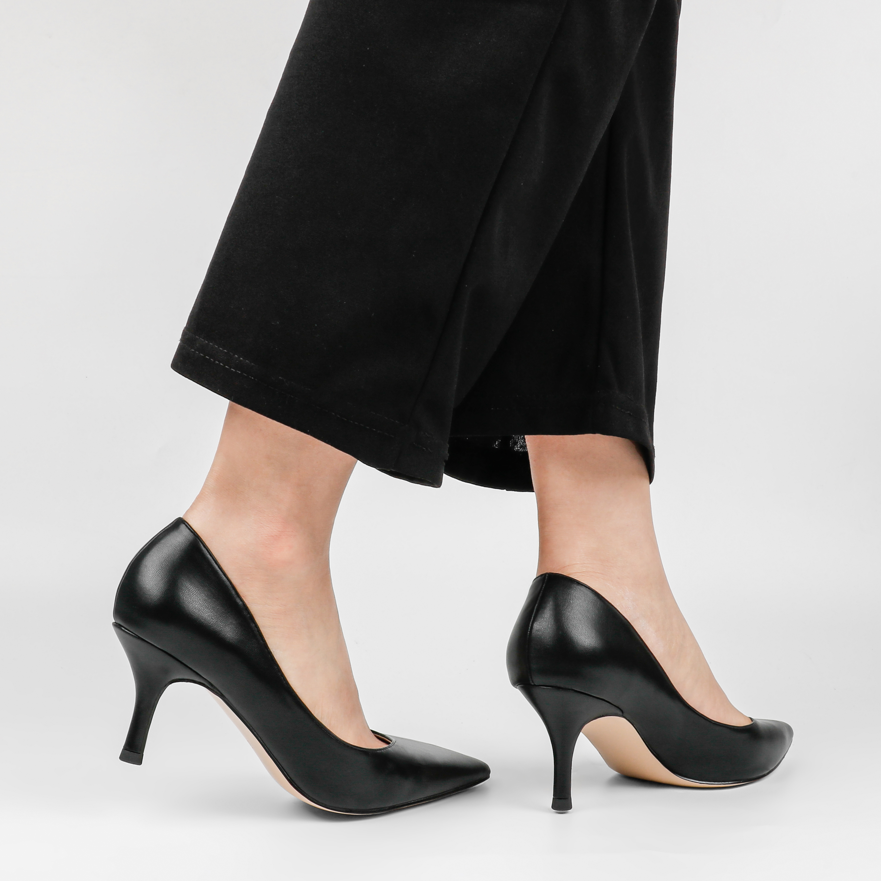 2.36" Kitten Heels Pumps Comfortable Women Daily Shoes-MERUMOTE