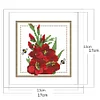 Partial Cross Stitch Kit August 14CT Counted DIY Needlework Decor (H430)(Brand)