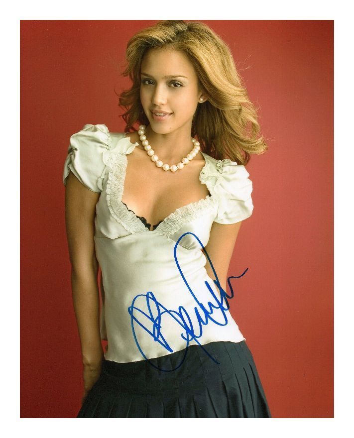 JESSICA ALBA AUTOGRAPHED SIGNED A4 PP POSTER Photo Poster painting PRINT 16