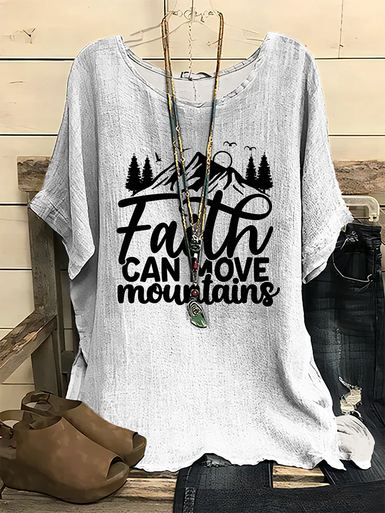 Faith Can Move MountainsT-shirt socialshop