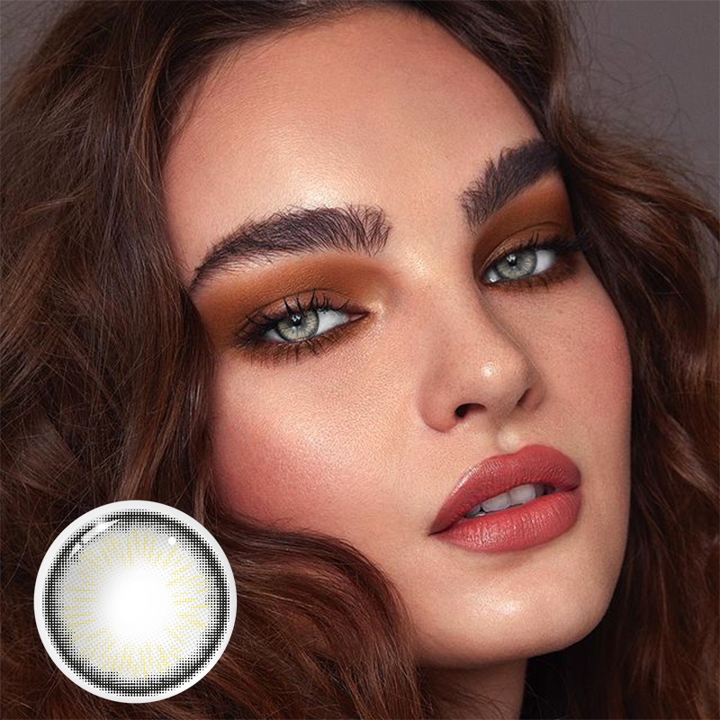 Radiant Gray Contact Lenses 14mm
