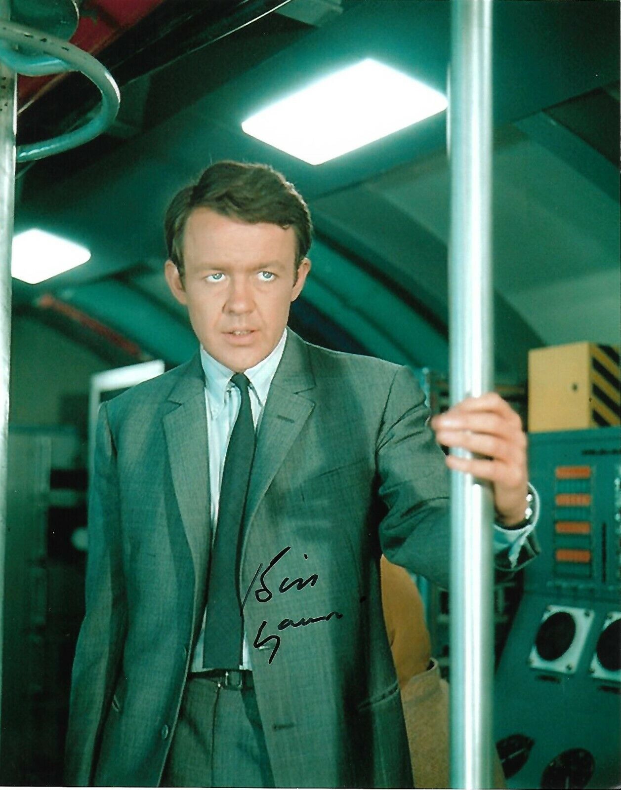 William Gaunt autographed 8x10 Photo Poster painting COA The Champions 'Richard Barrett'