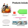 >SALE<2D Flat Print Autumn Pumpkin Mailbox DIY Table Top Diamond Painting Ornament Kit