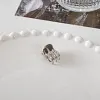 Stylish Metallic Silver Grey Hair Claws