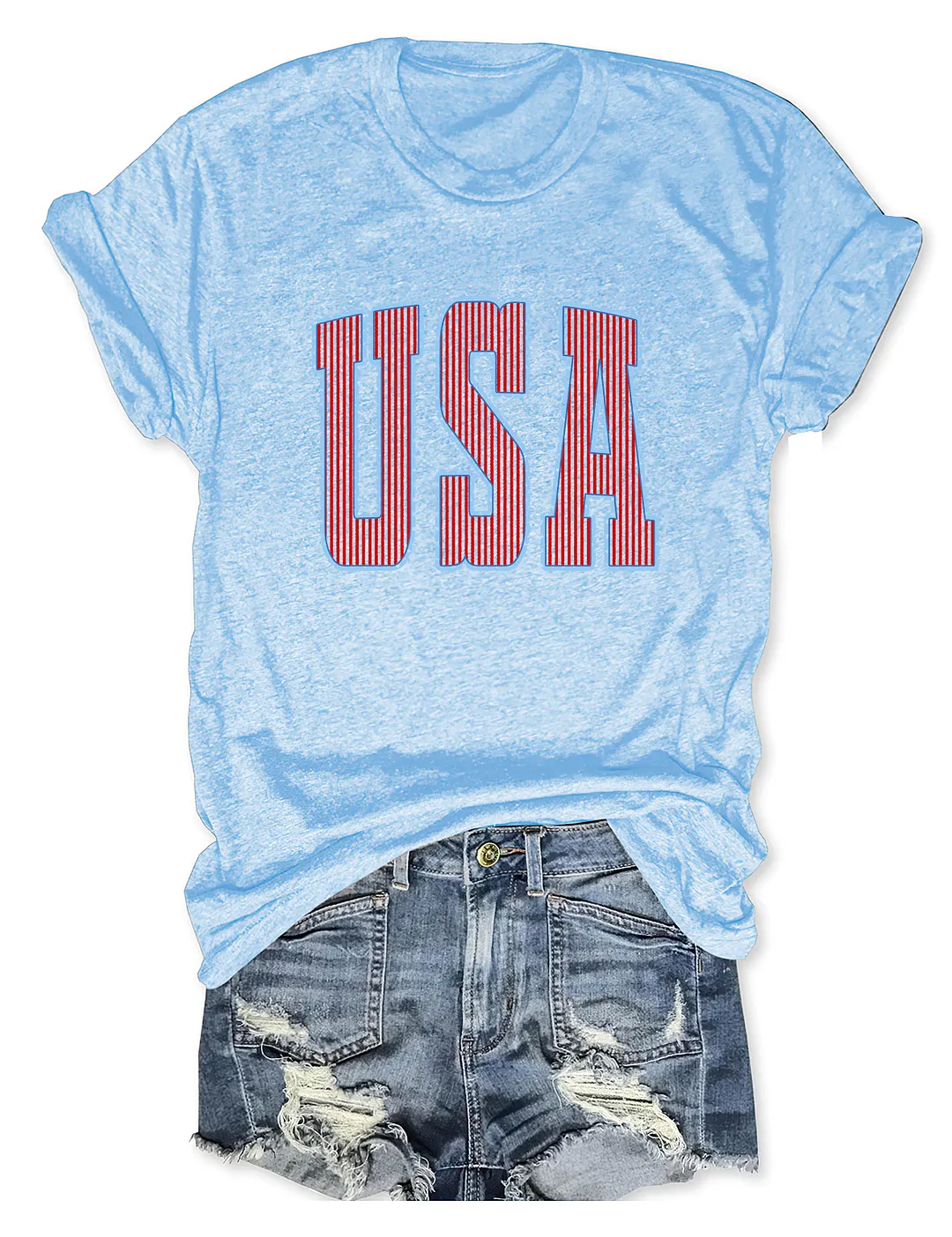 Cute Stripes USA T-shirt