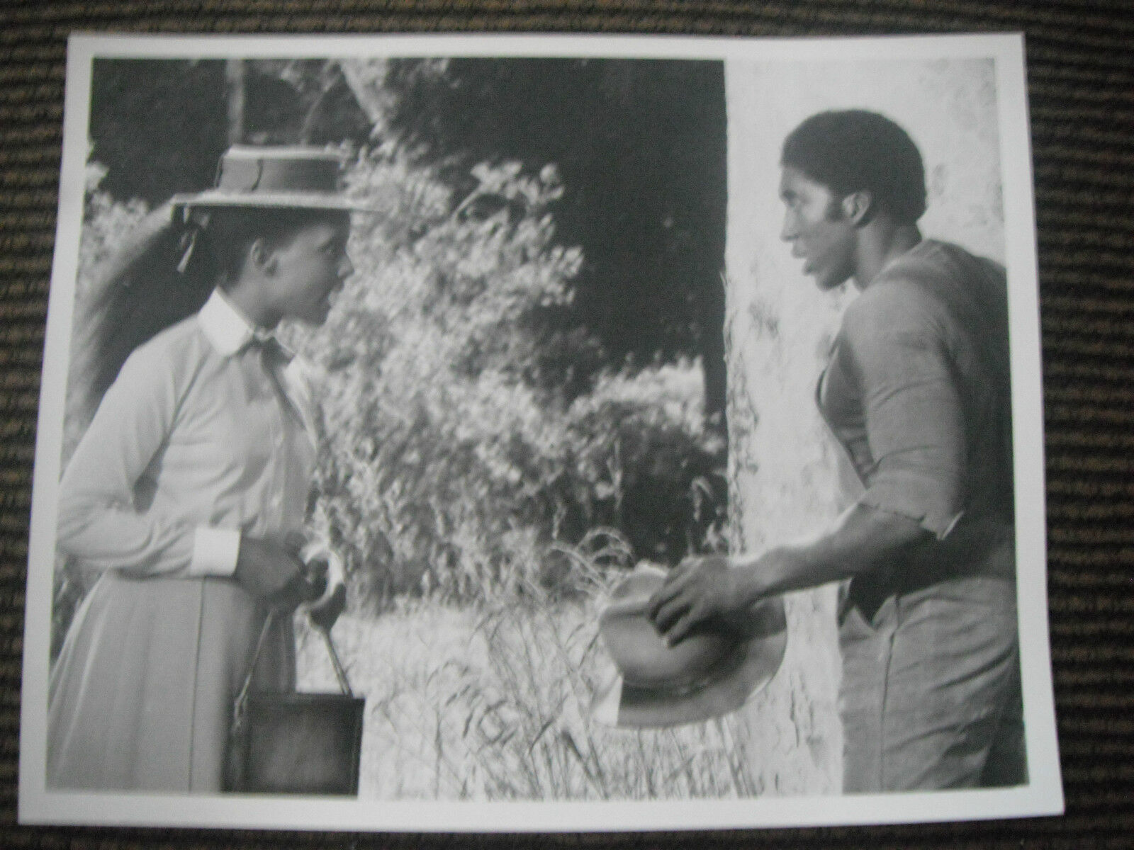 Roots Next Generation TV Stan Shaw Irene Cara 8x10 B&W Promo Photo Poster painting Lobby Card