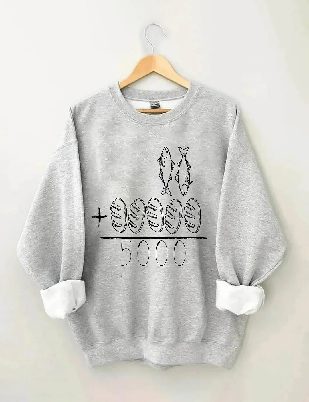 Jesus Feeds The 5000 Sweatshirt