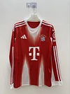 2025/2026 Long Sleeve Bayern Munich Home Football Jersey 1:1 Thai Quality