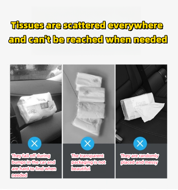Multifunctional Car Tissue Box
