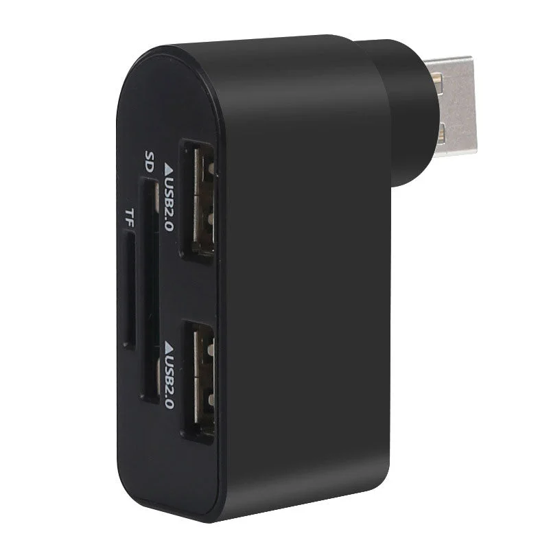 4-in-1 Rotating USB Hub