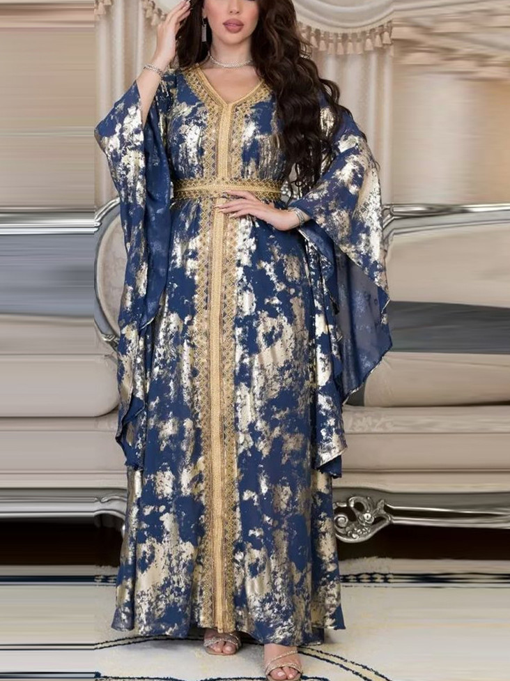 Fashion Chiffon Hot Gold Belt Waistband Kaftan | Oxredo Shop Ramadan Sale