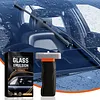 Glass Oil Film Remover for Car Improves Clarity and Visibility & Safe Driving Car Windshield Cleaner for Automotive Window/Mirror
