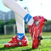 Soccer Shoes Kids Football Shoes TF/FG Cleats Grass Training Sport Footwear Trend Sneaker For Boys Images Of Football