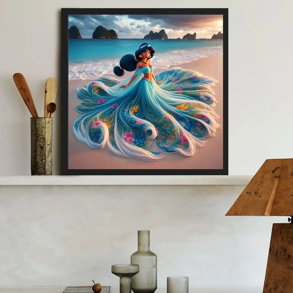 Diamond Painting - Full Round Drill - Princess Jasmine(Canvas|30*30cm)