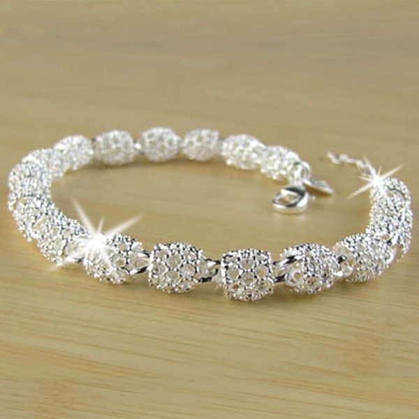 UsmallLifes King Women&#39;s Beaded Hollow Bracelet Luxury Designer Charms for Bracelets US Mall Lifes
