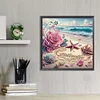 Starfish Rose - Crystal Rhinestone Diamond Painting