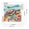 Tortue de mer - peinture diamant de forme sp&eacute;ciale - 30*30cm