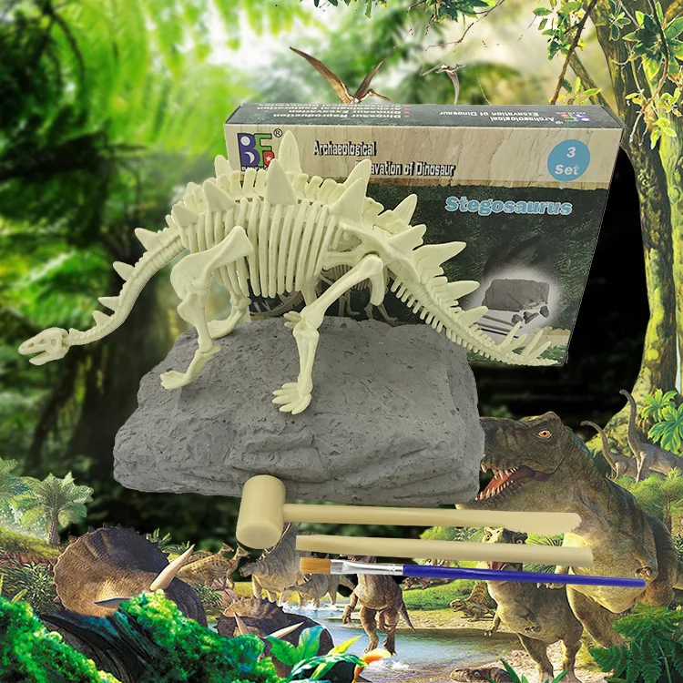 Educational Dinosaur Fossil Excavation Toys