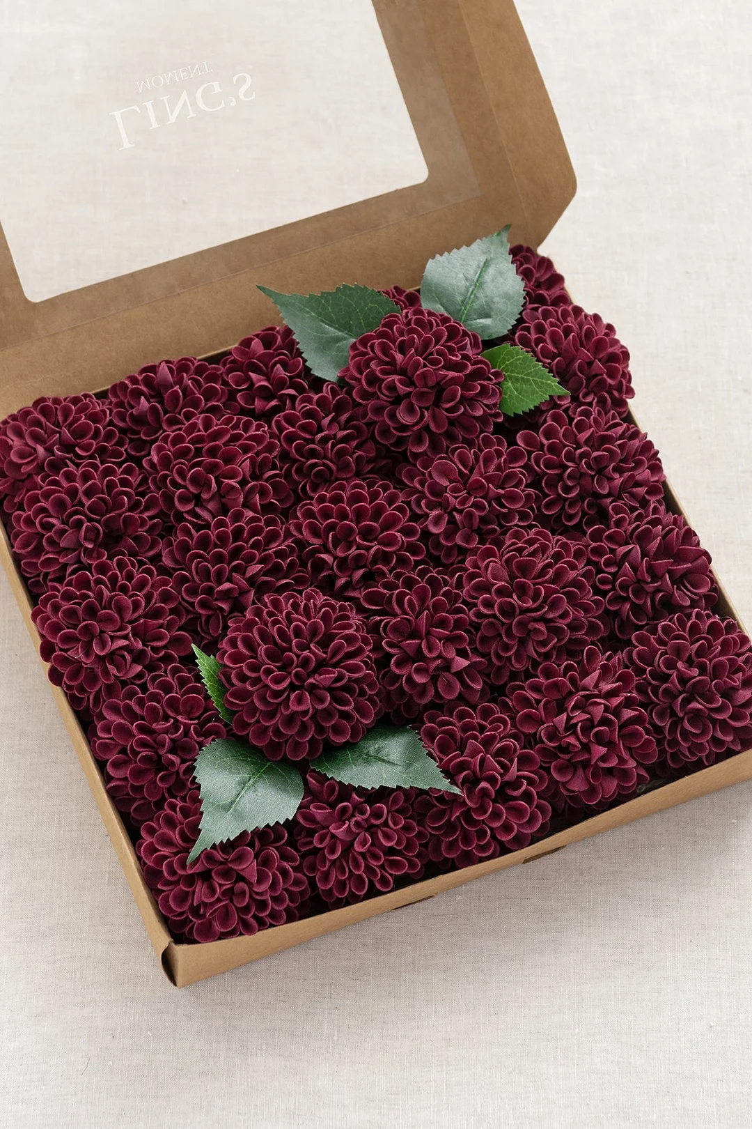 2.5" Foam Dahlia with Stem - 8 Colors