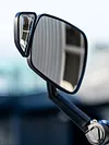 for 15-22mm Handlebars ABS Rearview Mirror EBike & Commuter for Road Safety
