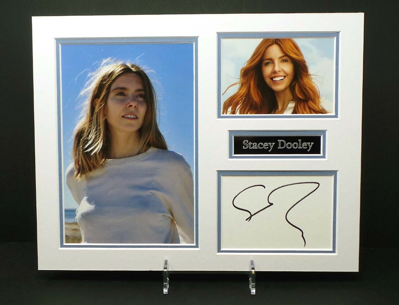 Stacey DOOLEY Signed & Mounted Presenter Journalist Photo Poster painting Display AFTAL RD COA