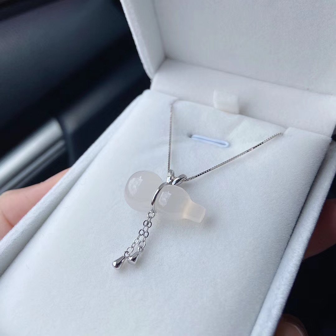 Crystal gourd necklace #2001