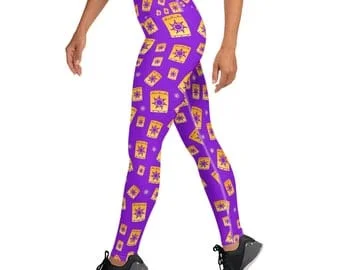 pornhint Pornhint Lantern Yoga Leggings | Tangled Lanterns Leggings | Run Disney | Disney Leggings | I See The Light Yoga Leggings