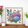 Blumenschmetterling - speziell geformte Diamond Painting - 30*30cm