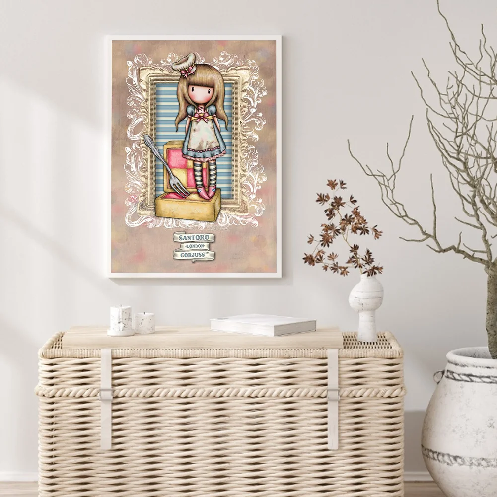 5D DIY Full Round Drill Diamond Painting Grace Doll Art Home Decoration (B5765)