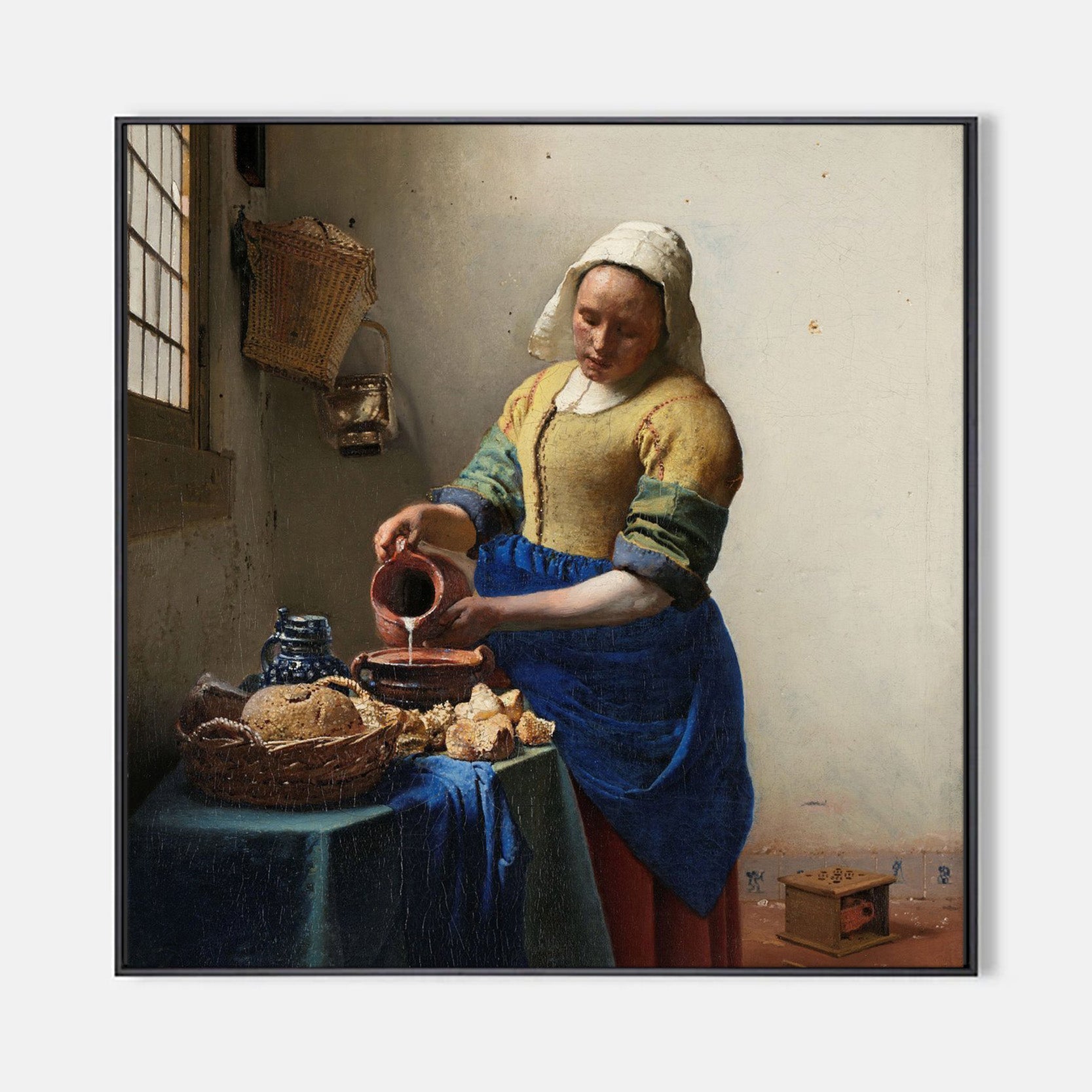 Arabelart The Milkmaid by Johannes Vermeer - Famous Art Reproduction