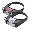 LED Light Headband Magnifier 1.5x 3x 8.5x 10x HD Magnifier Watch Repair Supplies