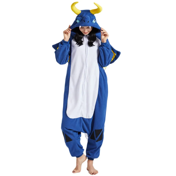 Dragon Onesie Blue