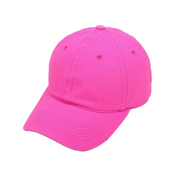 HanXi Bright Fluo Colors Hats for Women Men Baseball CapHip Hop Caps Visor