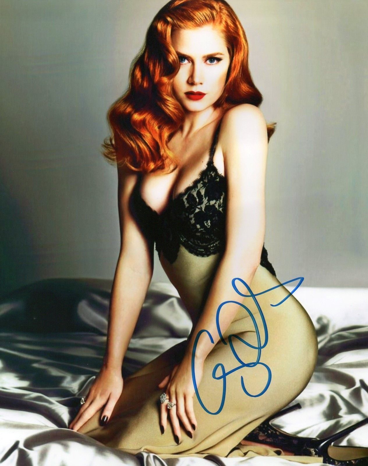 AMY ADAMS AUTOGRAPHED SIGNED A4 PP POSTER Photo Poster painting PRINT 25