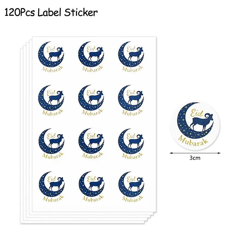 Ramadan Kareem Decoration Eid Mubarak Banner Balloons Disposable Tableware Set Ramadan Mubarak Muslim Islamic Party Decorations