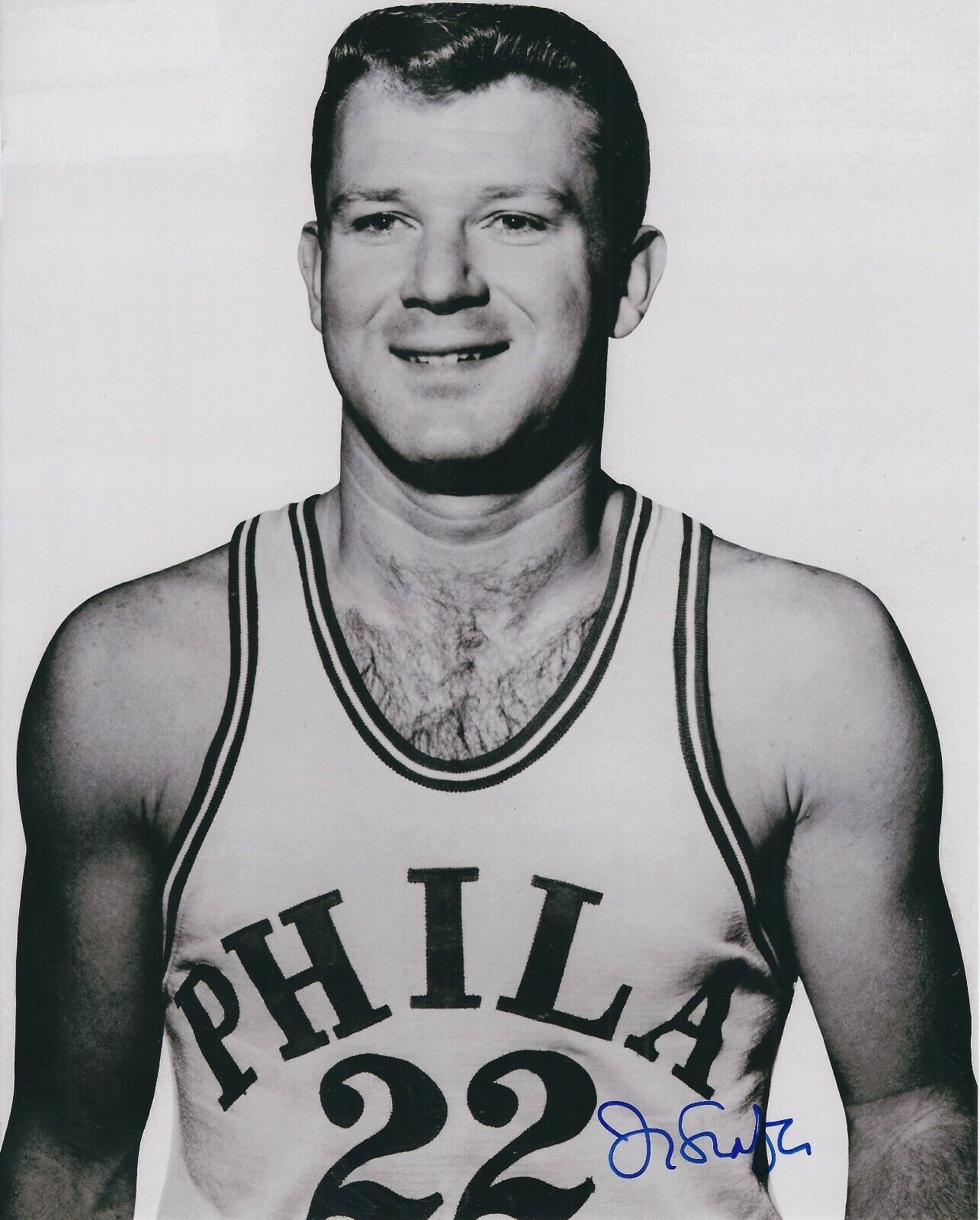 Signed 8x10 LEE SHAFFER Philadelphia 76ers Autographed Photo Poster painting w/ COA