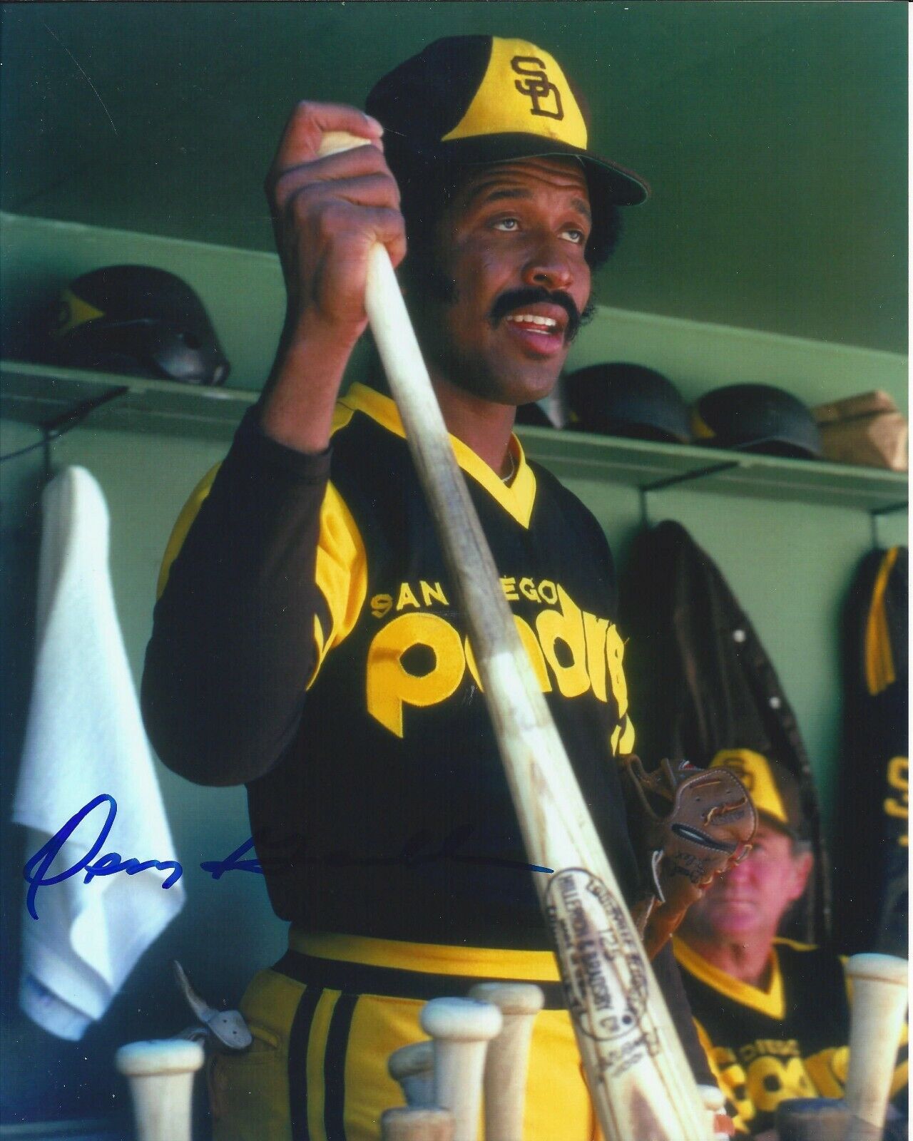 Oscar Gamble Autographed 8x10 San Diego PadresDeceased #6