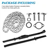 JOYYANGFANG 45 Link 90 Pin GY6 Cam Timing Chain Guide and Tensioner Assembly for Chinse Scooter Moped ATV Go Kart 4-Stroke GY6 125cc 150cc 152QMI 157QMJ Engine