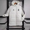2024 Argentina White Soccer Long Cotton jacket 1:1 Thai Quality